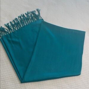 Teal jewel tone pashmina wrap
